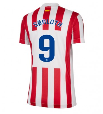Atletico Madrid Alexander Sorloth #9 Hjemmebanetrøje Dame 2025-26 Kortærmet
